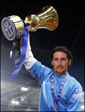 Andrea N. con la Coppa