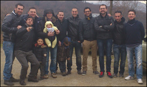 Foto di gruppo per gli Sciaguattos...
